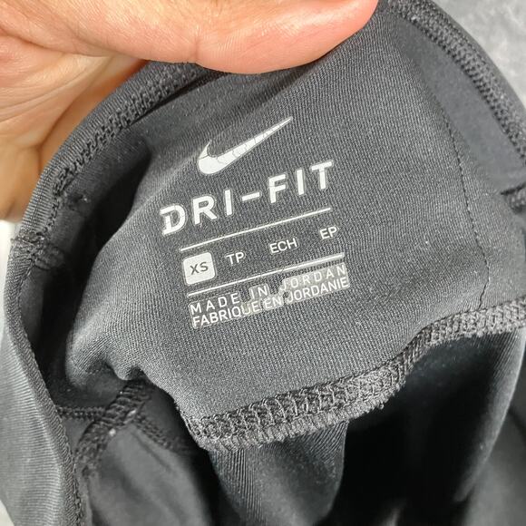 Nike Leggings Womens XS Black Dri-Fit Compression Activewear Stretch Workout - Picture 7 of 11